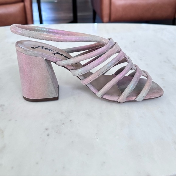 Free People Colette Strappy Platform Sandal in Rainbow Metallic Brand New Size 7 - Picture 8 of 11